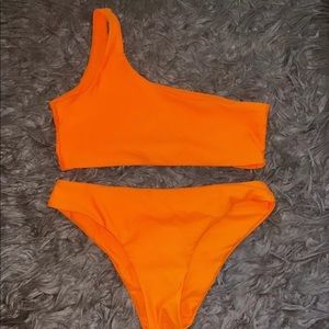Orange bikini set